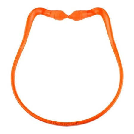 Radians Inc Radians Radband 2 Banded Earplugs, 25dB, Orange Pods, Orange Band RB2100